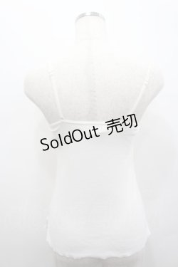 画像3: axes femme / パット付きレースキャミソール  アイボリー I-26-02-15-035-AX-TO-SA-ZI