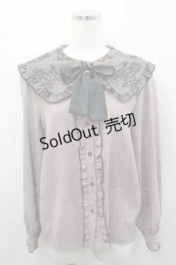 画像1: Rojita / レースアップくま耳ブラウス  ピンク I-26-02-15-046-LO-BL-SA-ZI