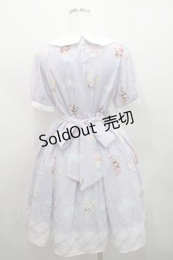 画像2: axes femme kawaii / アイス柄半袖ワンピース M ラベンダー I-26-02-15-053-AX-OP-TE-ZI