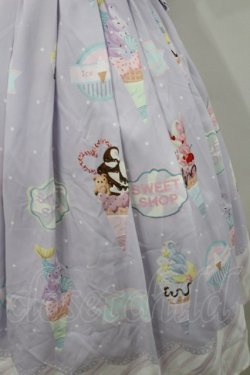 画像3: axes femme kawaii / アイス柄半袖ワンピース M ラベンダー I-26-02-15-053-AX-OP-TE-ZI