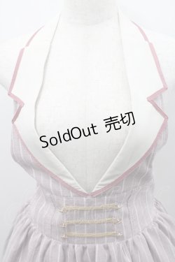 画像3: axes femme kawaii / 遊園地刺繍ベスト風ホルターワンピース M ピンク I-26-02-15-054-AX-OP-TE-ZI