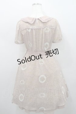 画像2: axes femme / オーナメントリーフＸバラOP  ピンク I-26-02-15-055-AX-OP-SA-ZI