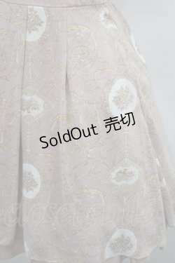 画像4: axes femme / オーナメントリーフＸバラOP  ピンク I-26-02-15-055-AX-OP-SA-ZI