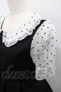 画像3: evelyn / 半袖ハートワンピース  ブラック I-26-02-15-060-LO-OP-SA-ZI