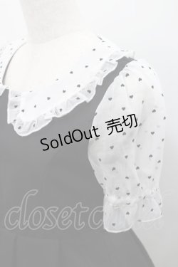 画像3: evelyn / 半袖ハートワンピース  ブラック I-26-02-15-060-LO-OP-SA-ZI