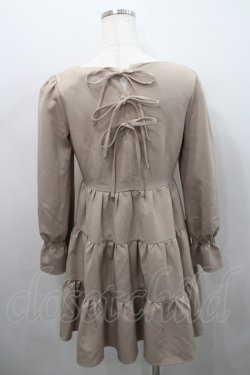 画像2: An MILLE / ウエスト切替段フリルスカート  ベージュ I-26-02-15-064-EL-OP-SA-ZI