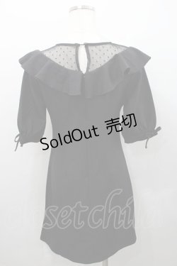 画像2: Rojita / エンブロイダリーローズワンピース  黒 I-26-02-15-067-LO-OP-SA-ZI