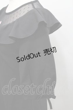 画像4: Rojita / エンブロイダリーローズワンピース  黒 I-26-02-15-067-LO-OP-SA-ZI