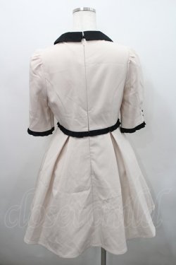 画像2: Rojita / ハートリングホワイトカラーワンピース  ベージュ I-26-02-15-069-LO-OP-SA-ZI