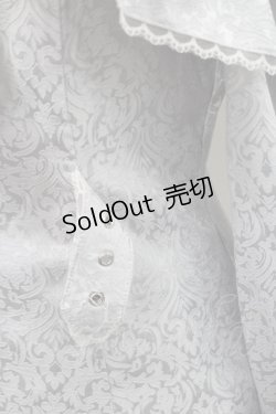 画像5: Ank Rouge / ぽんぽんリボンオフショルOP  白Ｘサックス I-26-02-15-072-CA-OP-SA-ZI