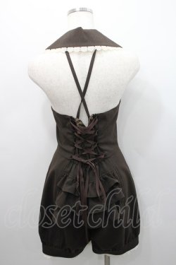 画像2: Innocent World / テーラードサロペット  ブラウン I-26-02-15-079-IW-OP-SA-ZI