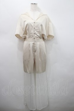 画像1: HONEY MI HONEY / ジャンプスーツ  オフホワイト I-26-02-15-080-GO-OP-SA-ZI