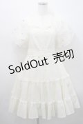 mellfy memory / Fleur Candyワンピース  アイボリー I-26-02-15-081-0-OP-SA-ZI