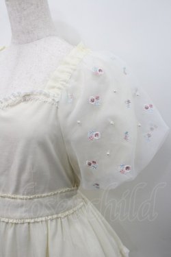 画像3: mellfy memory / Fleur Candyワンピース  アイボリー I-26-02-15-081-0-OP-SA-ZI