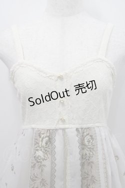 画像3: axes femme / クラシック花柄マキシワンピース M 生成り I-26-02-15-085-AX-OP-TE-ZI