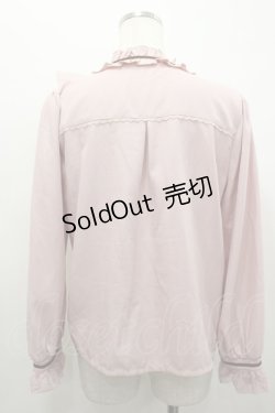 画像3: axes femme / ボウタイブラウス  ピンクＸブラウン I-26-02-15-009-AX-BL-SA-ZI