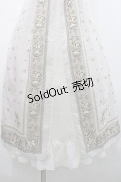 画像4: axes femme / クラシック花柄マキシワンピース M 生成り I-26-02-15-085-AX-OP-TE-ZI