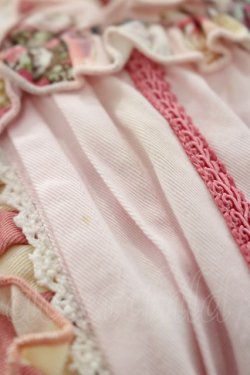 画像5: CHOCOCHIP COOKIE / 香水瓶&ストライプジャンパースカート  ピンク I-26-02-15-088-LO-OP-SA-ZI