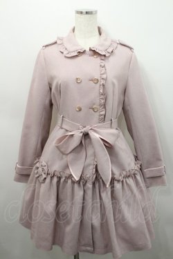 画像1: MILK / ビクトリアントレンチコート  スモーキーピンク I-26-02-15-095-ML-CO-SA-ZI