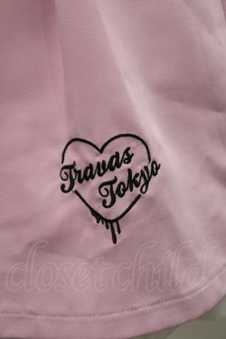 画像3: TRAVAS TOKYO / サイド編み下げサス付きスカート  ピンク I-26-02-15-101-PU-SK-SA-ZI