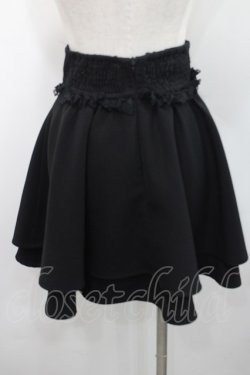 画像2: Rojita / 飾りベルト2段フレアスカート  黒 I-26-02-15-104-LO-SK-SA-ZI