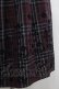画像3: axes femme / フロッキーチェックスカート  ボルドーチェック I-26-02-15-105-AX-SK-SA-ZI (3)