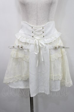 画像1: LIZ LISA / フィッシュテールティアードスカパン  白 I-26-02-15-113-LO-SK-SA-ZI