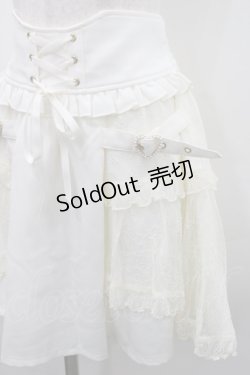 画像3: LIZ LISA / フィッシュテールティアードスカパン  白 I-26-02-15-113-LO-SK-SA-ZI