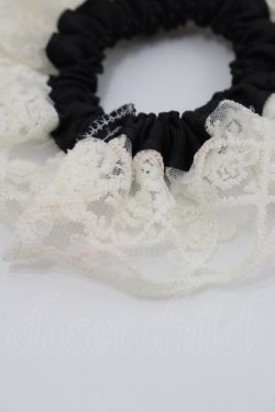 画像2: m petit by misako / レース2Pシュシュ  アイボリー I-26-02-15-116-LO-ZA-SA-ZI