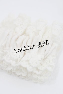 画像2: m petit by misako / AMフリル2Pシュシュ  アイボリー I-26-02-15-117-LO-ZA-SA-ZT0222K