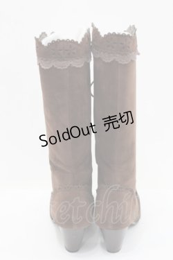 画像3: axes femme / スゥェードスカラップブーツ L ブラウン I-26-02-15-119-AX-SH-SA-ZI