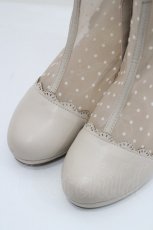 画像4: axes femme POETIQUE / ドットチュールブーツ M ピンク I-26-02-15-122-AX-SH-SA-ZTK030 (4)