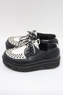 画像2: YOSUKE / ラバーソール 約24CM 黒Ｘ白 I-26-02-15-123-PU-SH-SA-ZI