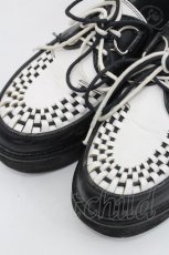 画像4: YOSUKE / ラバーソール 約24CM 黒Ｘ白 I-26-02-15-123-PU-SH-SA-ZI (4)