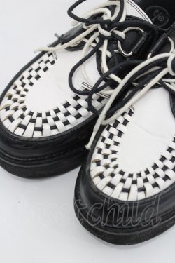 画像4: YOSUKE / ラバーソール 約24CM 黒Ｘ白 I-26-02-15-123-PU-SH-SA-ZI