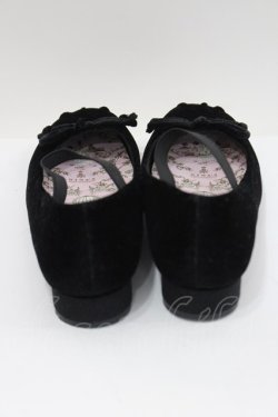画像3: m petit by misako / NINA’Sコラボ ベロアパンプス LL 黒 I-26-02-15-125-LO-SH-HR-ZI