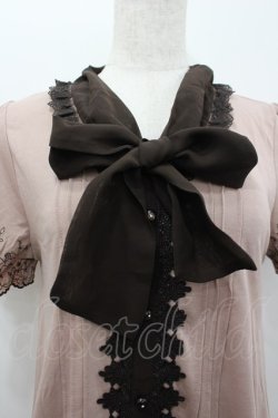 画像2: axes femme / バイカラーボータイ半袖PO M アワピンク I-26-02-15-015-AX-TO-SA-ZI