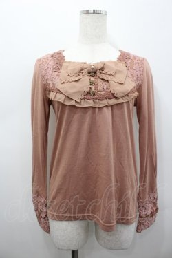 画像1: axes femme / BIGリボンインナーPO M アワピンク I-26-02-15-017-AX-TO-SA-ZI