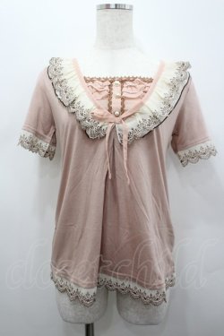 画像1: axes femme / フリル使いブロッキングPO M アワピンク I-26-02-15-022-AX-TO-SA-ZI