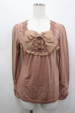 画像1: axes femme / BIGリボンインナーPO M アワピンク I-26-02-15-023-AX-TO-SA-ZI