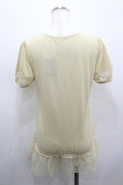 画像3: axes femme / 胸元モチーフインナープルオーバー M イエロー I-26-02-15-027-AX-TO-SA-ZI