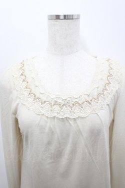 画像2: axes femme / 袖口ブラウスディテールインナーPO M キナリ I-26-02-15-028-AX-TO-SA-ZI