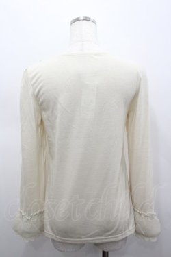 画像3: axes femme / 袖口ブラウスディテールインナーPO M キナリ I-26-02-15-028-AX-TO-SA-ZI