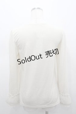 画像3: axes femme / 袖口ブラウスディテールインナーPO M キナリ I-26-02-15-028-AX-TO-SA-ZI