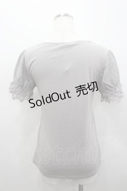 画像3: axes femme / デザイン袖半袖インナーPO M グレー I-26-02-15-030-AX-TO-SA-ZI