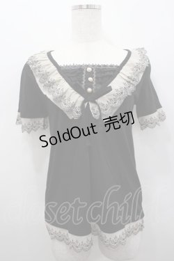 画像1: axes femme / フリル使いブロッキングPO M クロ I-26-02-15-031-AX-TO-SA-ZI