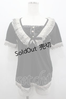 画像1: axes femme / フリル使いブロッキングPO M クロ I-26-02-15-032-AX-TO-SA-ZI