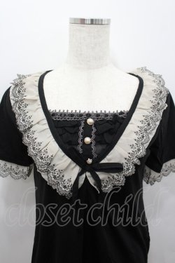 画像2: axes femme / フリル使いブロッキングPO M クロ I-26-02-15-032-AX-TO-SA-ZI