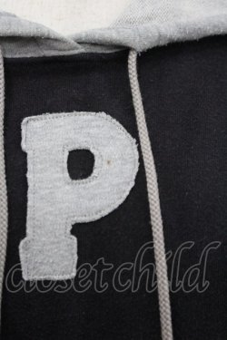 画像2: PINK HOUSE / アップリケラグランスリーブフーディ M グレー×ブラック I-26-02-18-034-LO-TO-SA-ZI