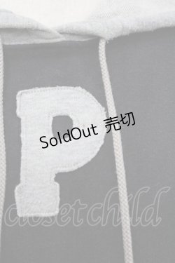 画像2: PINK HOUSE / アップリケラグランスリーブフーディ M グレー×ブラック I-26-02-18-034-LO-TO-SA-ZI